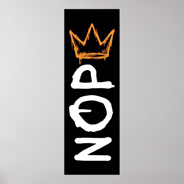 Nope No Kings America Democracy Anti-Trump I Poster (Framsidan)