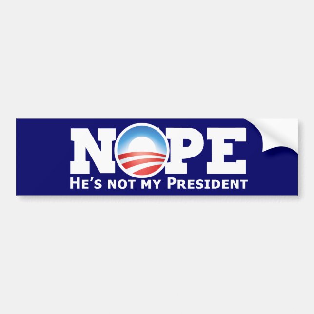 Nope nobama bildekal (Framsidan)