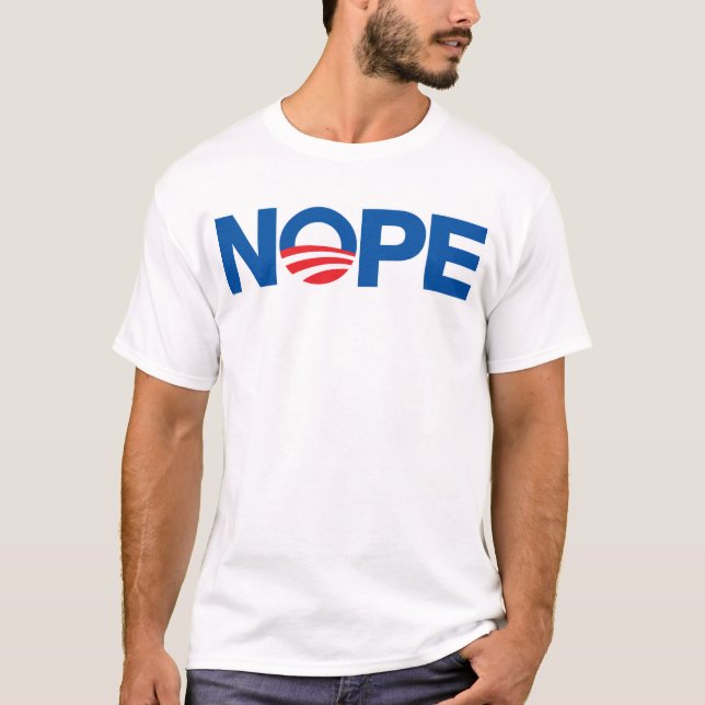 Nope Obama T-shirt (Framsida)