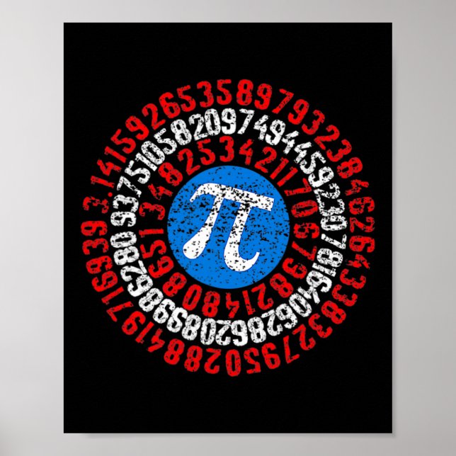 Nope Pi Day Funny Ansikte Mask Teacher Student Qua Poster (Framsidan)