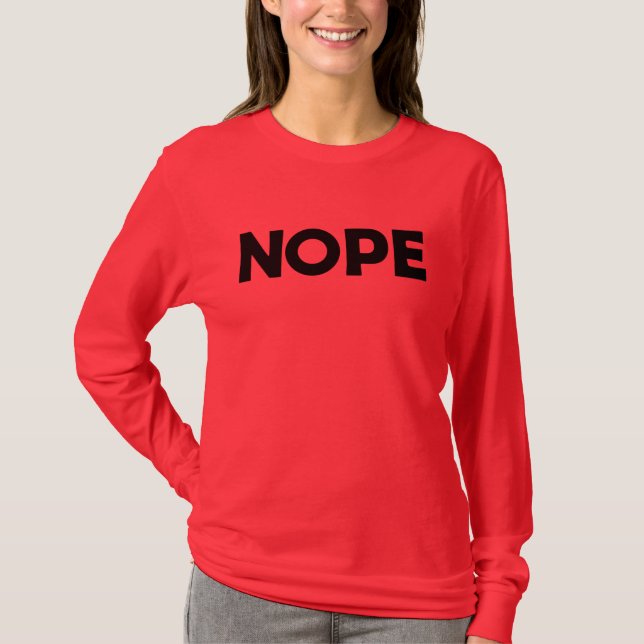 NOPE T-Shirt (Framsida)