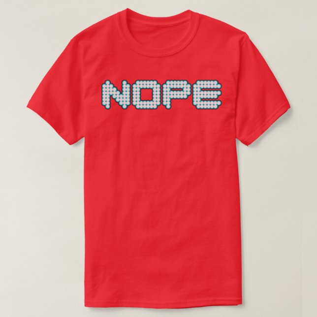 Nope T Shirt (Design framsida)