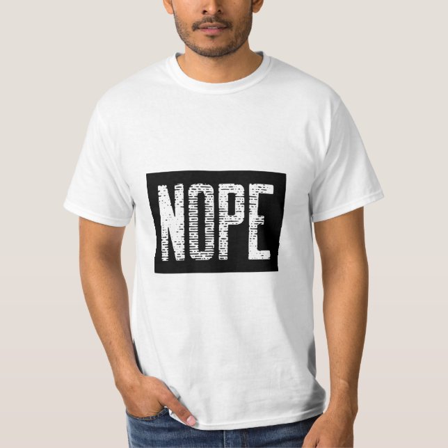 NOPE T SHIRT (Framsida)
