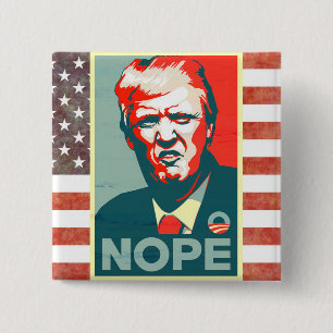 Nope till Donald Trump som president knäppas Knapp