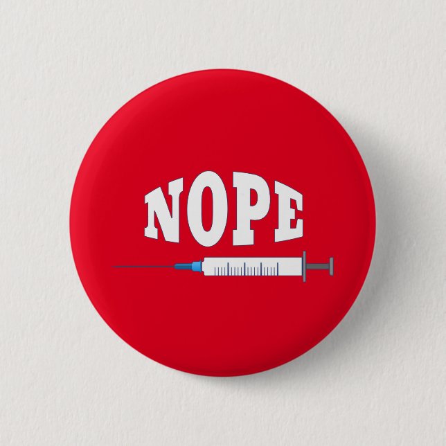 NOPE till vaccinet Knapp (Framsida)