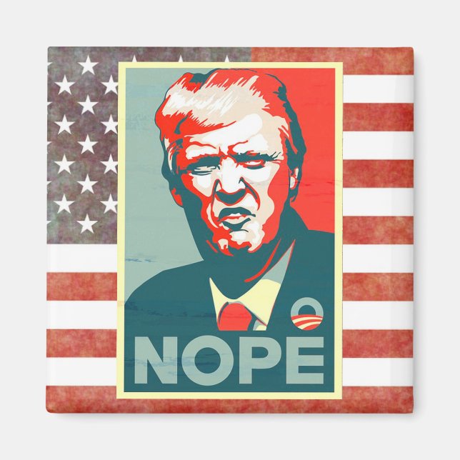 Nope to Donald Trump as President Magnet (Framsidan)
