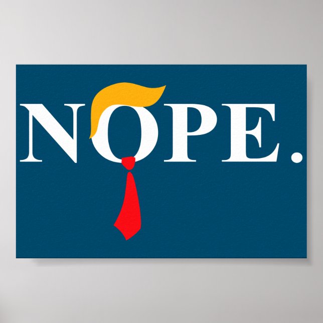 Nope Trump Poster (Framsidan)