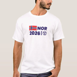 NOR 2026 Fotboll T Shirt
