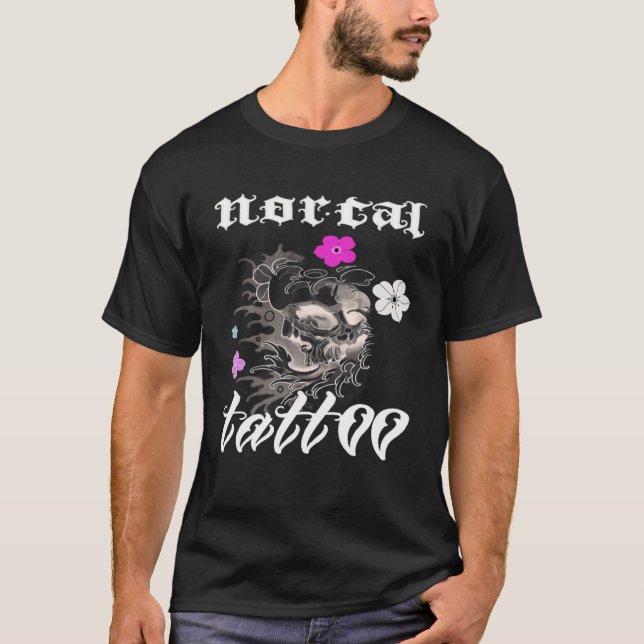 Nor cal tattoo t shirt (Framsida)