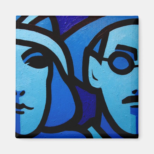 Nora Barnacle och James Joyce Magnet (Framsidan)