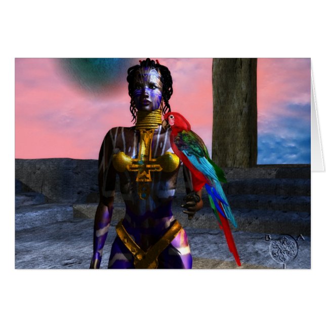 NORA CYBER WARRIOR1 HÄLSNINGSKORT (Framsidan Horizontal)