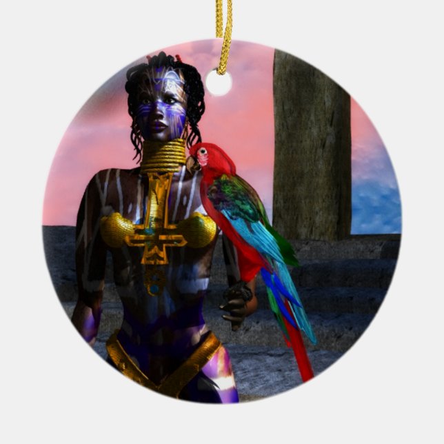 NORA CYBER WARRIOR JULGRANSPRYDNAD KERAMIK (Framsidan)