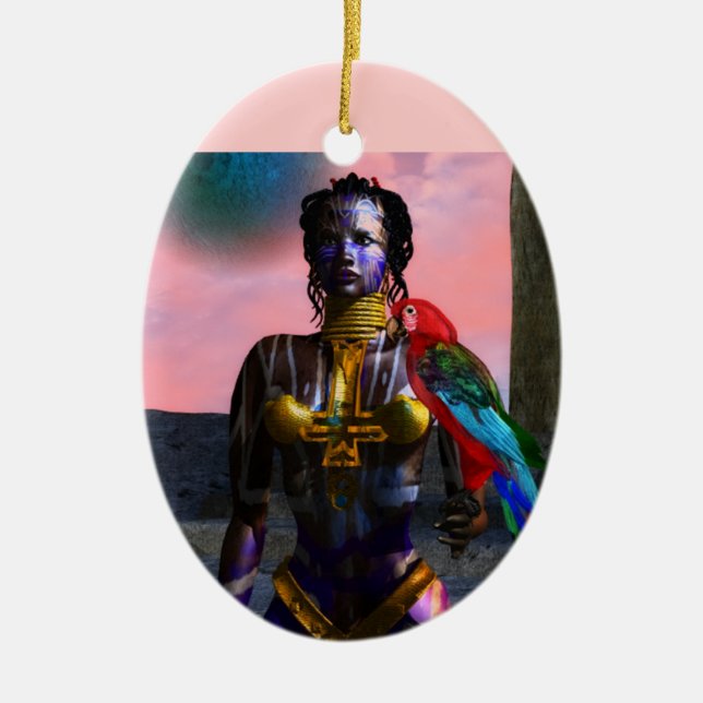 NORA CYBER WARRIOR JULGRANSPRYDNAD KERAMIK (Framsidan)