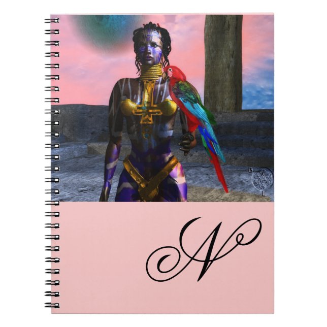 NORA CYBER WARRIOR MONOGRAM ANTECKNINGSBOK (Framsidan)