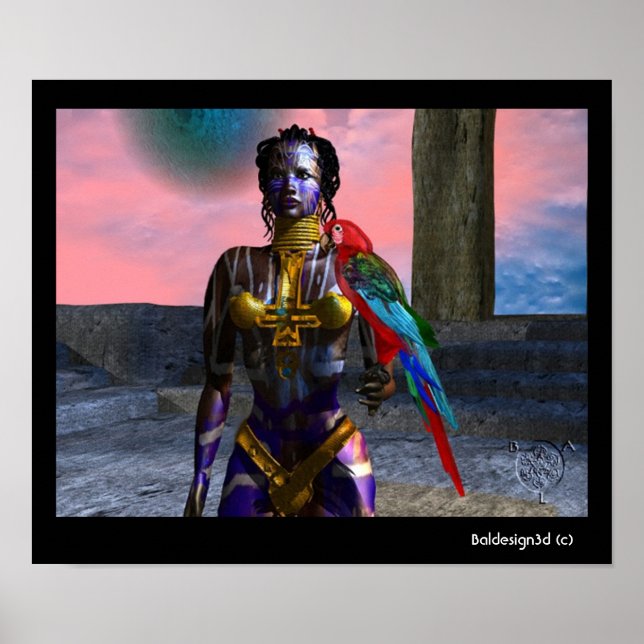 NORA CYBER WARRIOR POSTER (Framsidan)