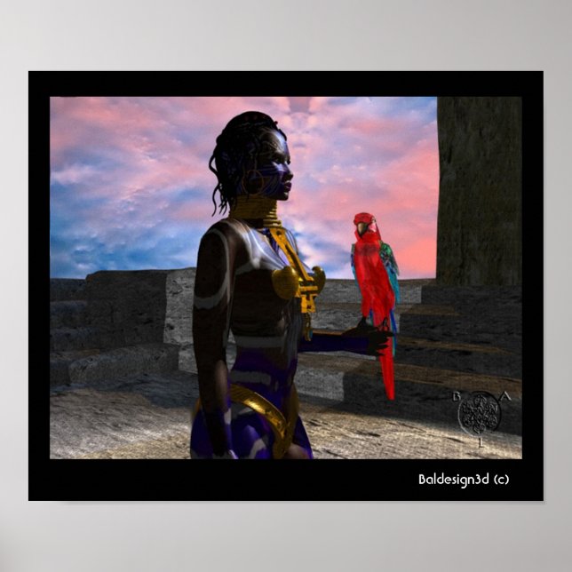 NORA CYBER WARRIOR POSTER (Framsidan)