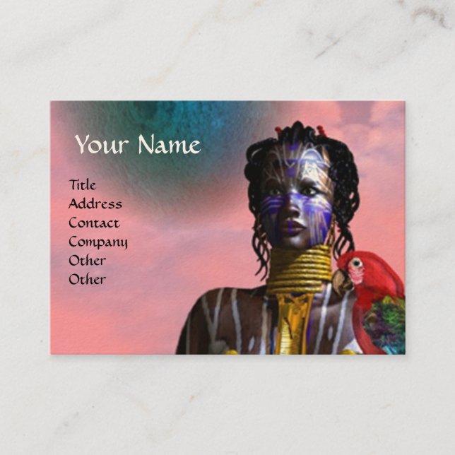 NORA CYBER WARRIOR VISITKORT (Framsida)