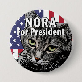 Nora För President Knapp #7
