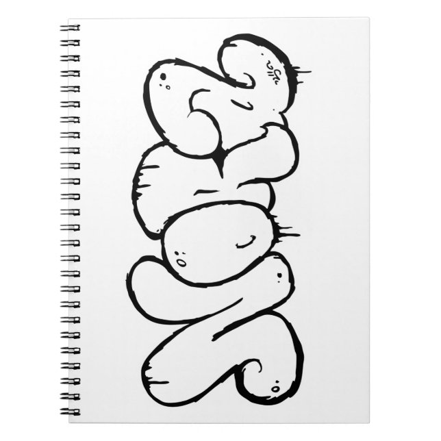 Nora Graffiti Art Name - Anteckningsbok (Framsidan)