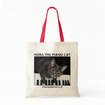 Nora Piano Cat Tote 001
