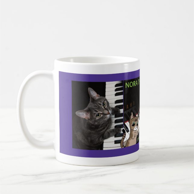 Nora Pianokatten Kaffemugg (Vänster)