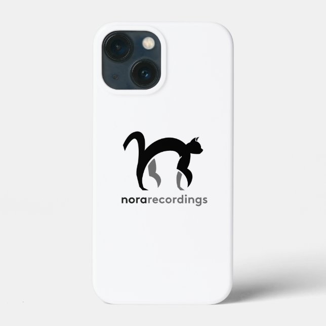 nora recordings logo square white Case-Mate iPhone (Baksida)