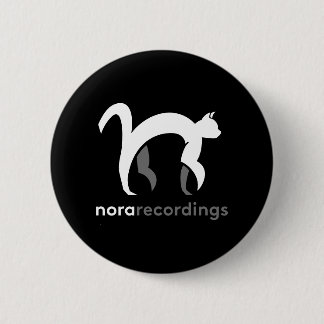 nora recordings logotyp fyrkantig vitre 缶märke knapp