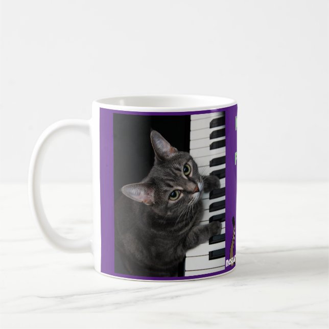 Nora The Piano Cat Mugg 004 (Vänster)