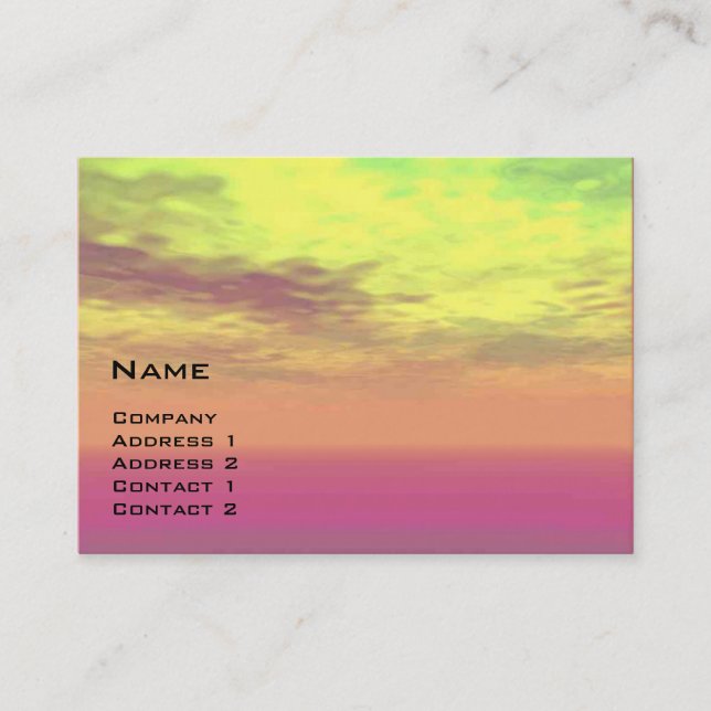 NORA, TILLBAKA TILL FRAMTIDEN VISITKORT (Framsida)