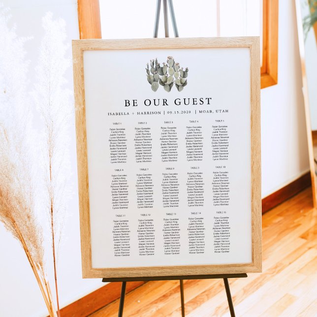 Norah - Prickly Pear Cactus Bohemian Desert Poster (Skapare uppladdad)