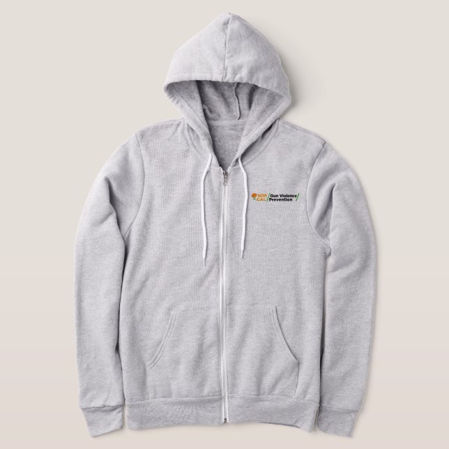 NorCal GVP Zippered Hoodie T Shirt (Laydown)