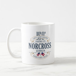 Norcross, Georgien, 150-årsdagen T-Shirt Kaffemugg