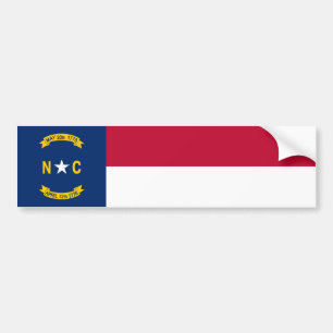 Nord-Carolinas statsflagga Bildekal