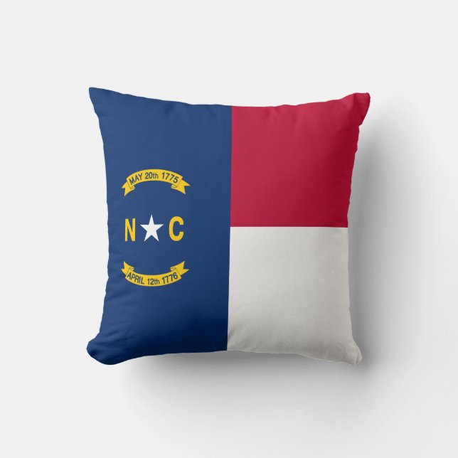 Nord-Carolinas statsflagga Kudde (Framsida)