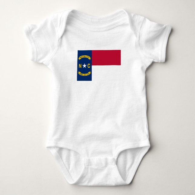 Nord-Carolinas statsflagga T Shirt (Framsida)