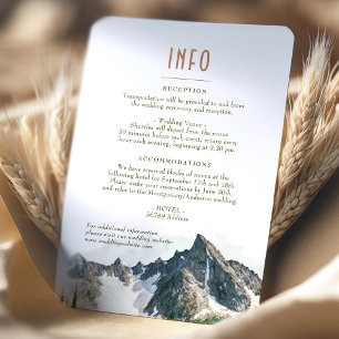 Nord Cascades Mountain Infoga INFO-information Inbjudningar