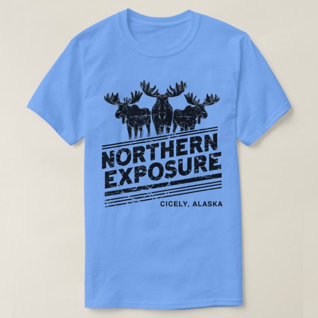 Nord exponering, nödlidande effekt TShirt T Shirt (Design framsida)
