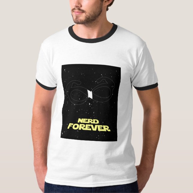 nörd för evigt skjorta tee shirt (Framsida)