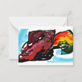 Nord Kardinal Autumn joy Anteckningskort