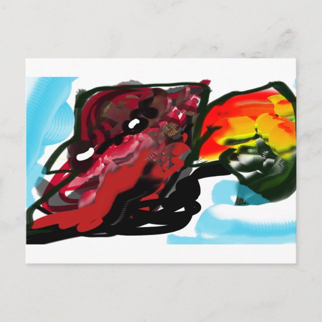 Nord Kardinal Autumn joy Vykort (Framsida)