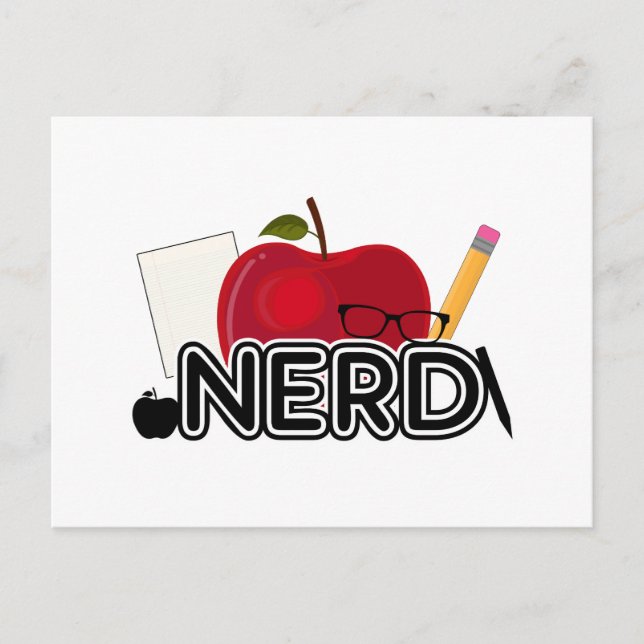 Nörd - Logo Vykort (Framsida)
