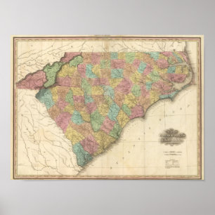 Nord och South Carolina 2 Poster