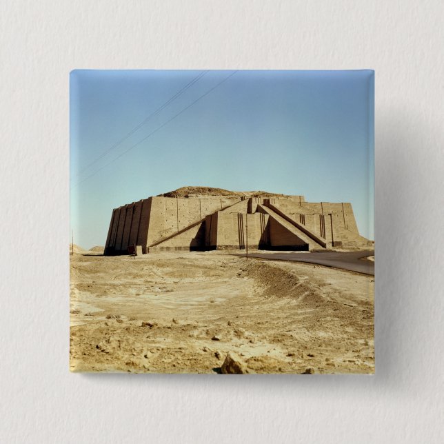 Nord-östra facade av zigguraten, c.2100 BC Knapp (Framsida)