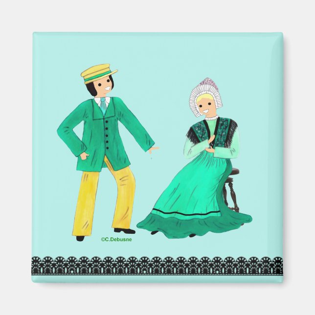 Nord-Pas-de-Calais, Frankrike Magnet (Framsidan)