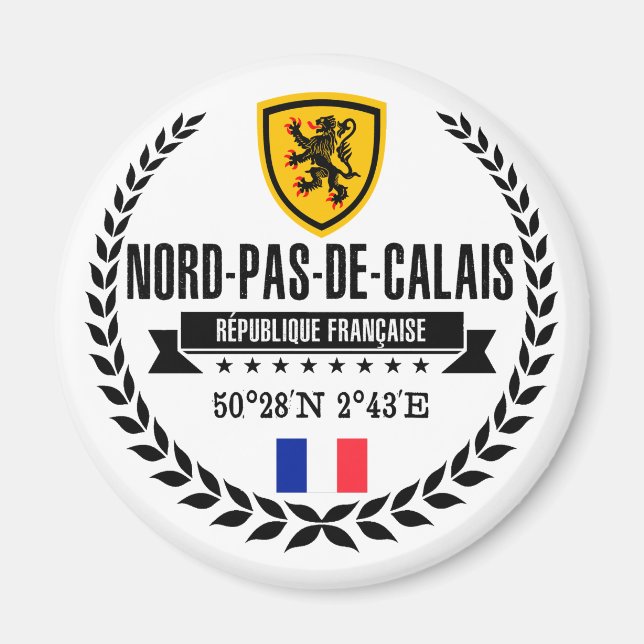 Nord-Pas-de-Calais Magnet (Framsidan)