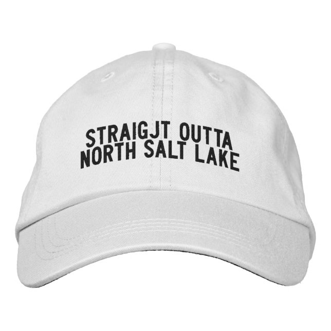 Nord Salt Lake Utah Hatt Broderad Keps (Framsida)