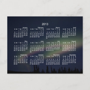 Nord-slinga i Ljus; 2013 års kalender Vykort