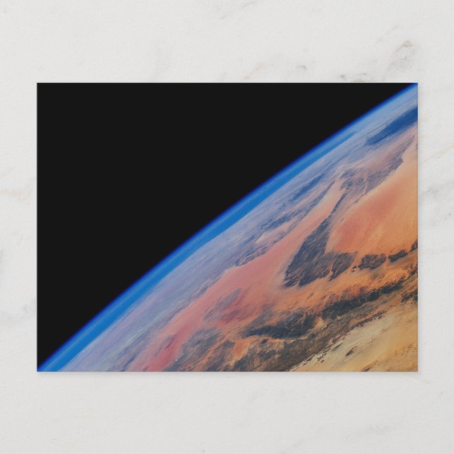 Nordafrika och den vidsträckta libyska öknen. vykort (Framsida)