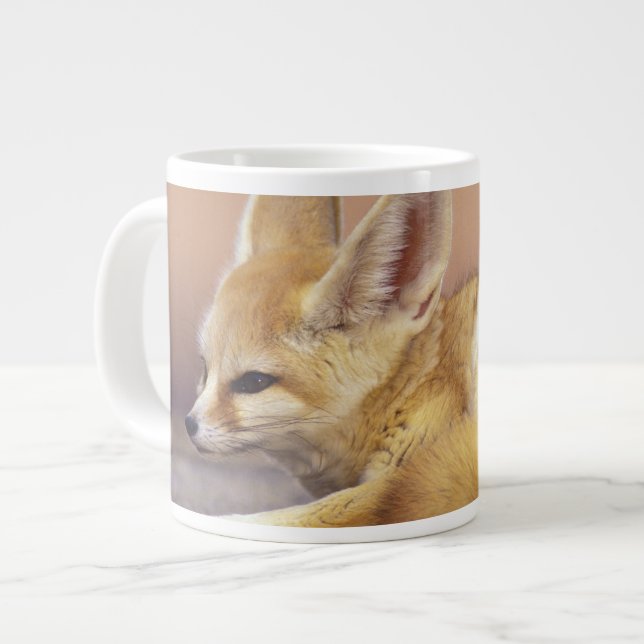 Nordafrika. Ökenräv (Fennecus zerda) Jumbo Mugg (Framsida vänster)