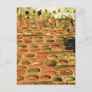 NordAfrikan, Tannery, Marrakech, Marocko Vykort
